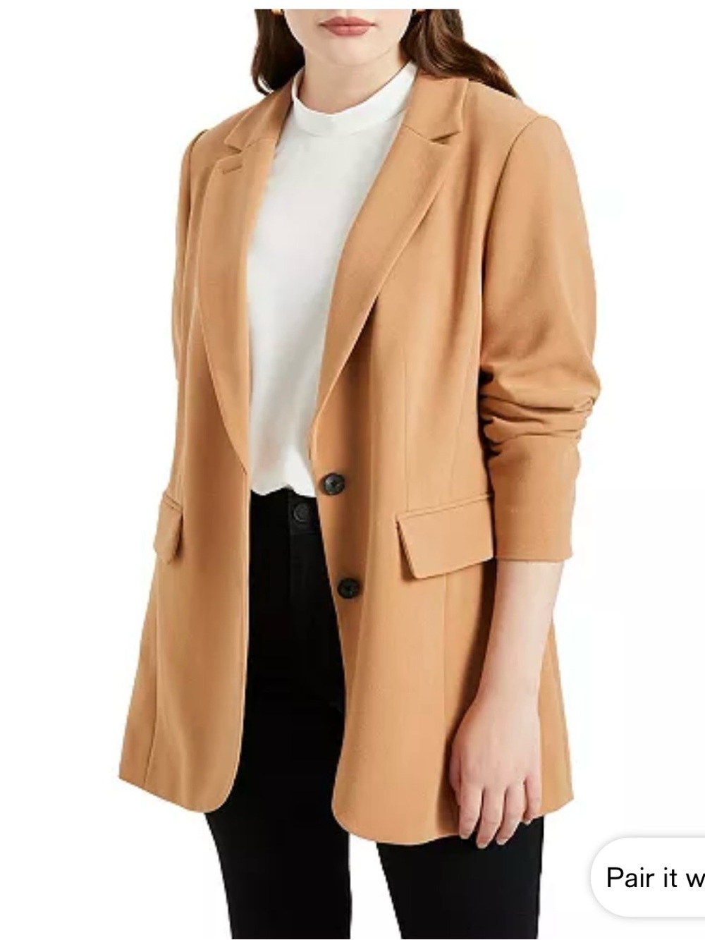 NWT Eloquii The 365 Semi Stretch Two Button Blazer